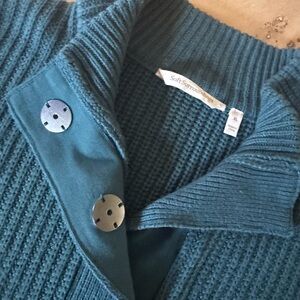 Soft Surroundings Deep Blue Knit Sweater
